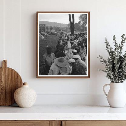 Labor Day Barbecue Scene Ridgway Colorado 1940