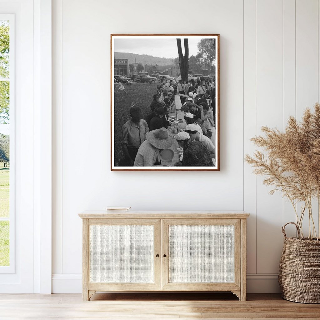 Labor Day Barbecue Scene Ridgway Colorado 1940
