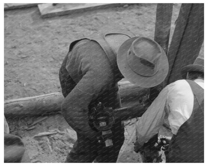 Labor Day Barbecue Gathering Ridgway Colorado 1940