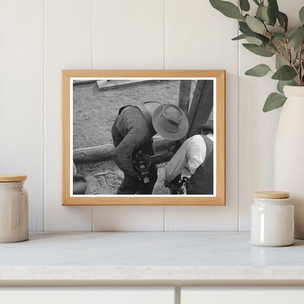 Labor Day Barbecue Gathering Ridgway Colorado 1940