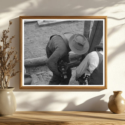 Labor Day Barbecue Gathering Ridgway Colorado 1940