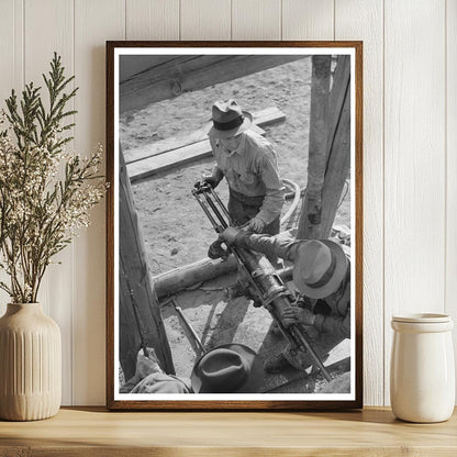 Gold Miners Hand Drill Contest Silverton Colorado 1940