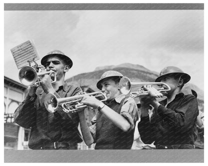 High School Band at Silverton Labor Day Celebration 1940