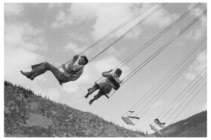 Labor Day Amusement Row Ride Silverton Colorado 1940