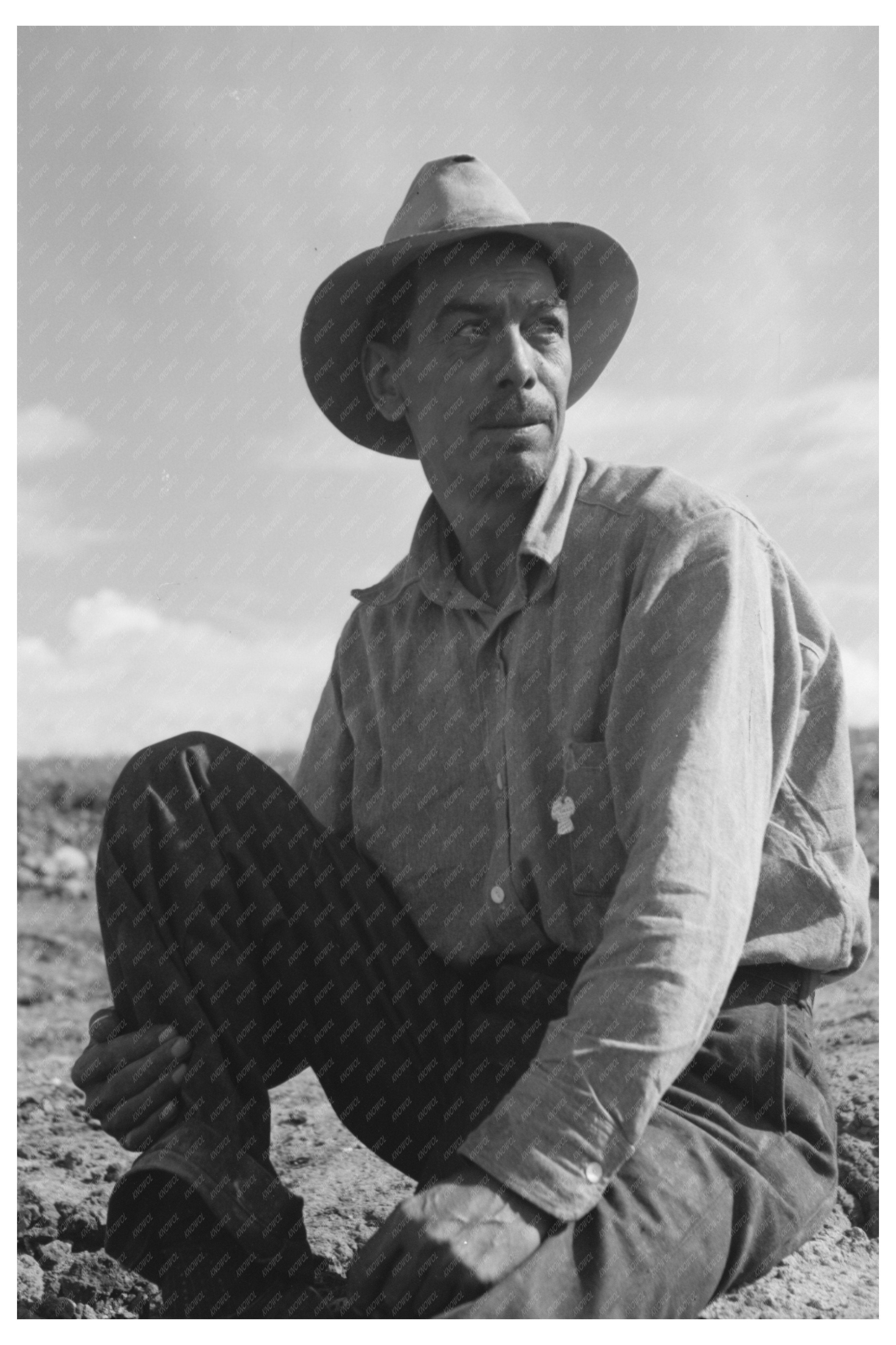 Spanish Farmer in Concho Arizona 1940 FSA Collection