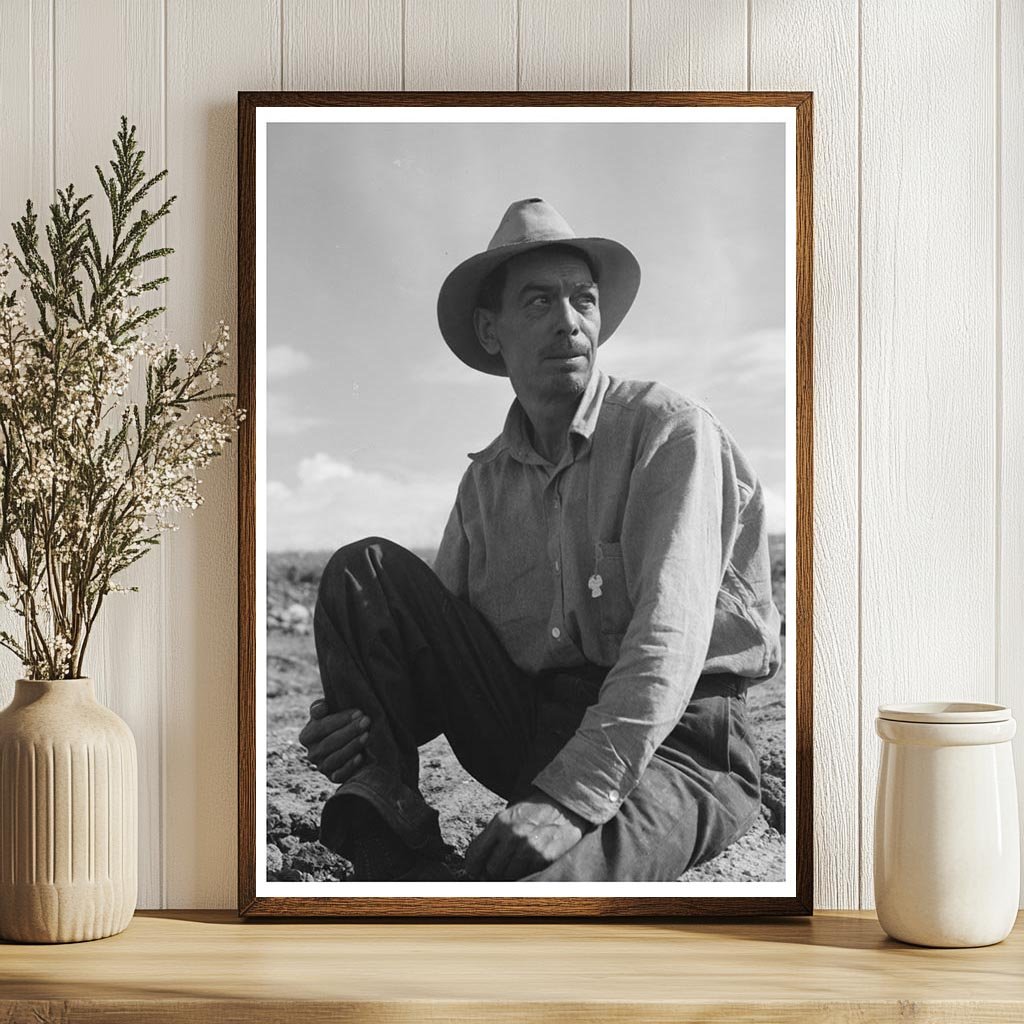 Spanish Farmer in Concho Arizona 1940 FSA Collection