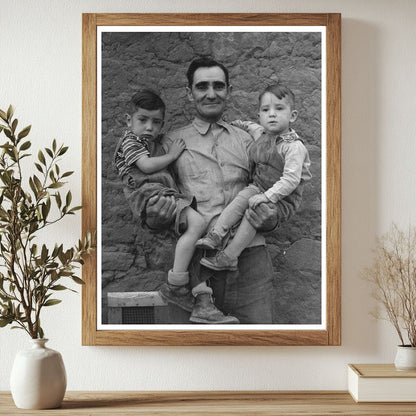 Spanish Farmer and Sons in Concho Arizona 1940