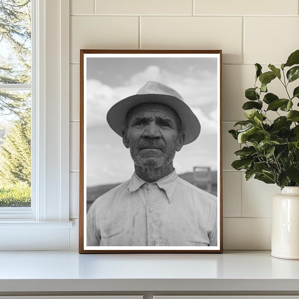 Hired Hand on Spanish Descent Farm Concho Arizona 1940