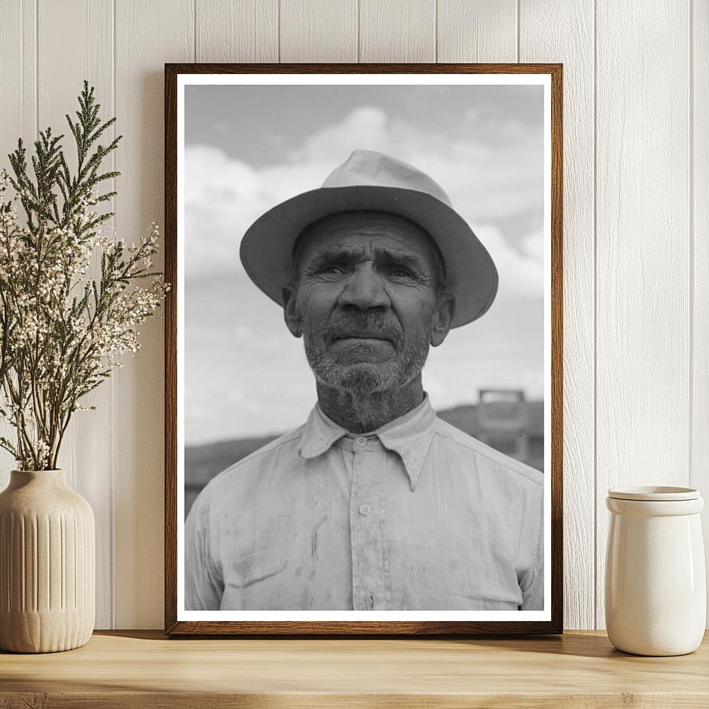 Hired Hand on Spanish Descent Farm Concho Arizona 1940