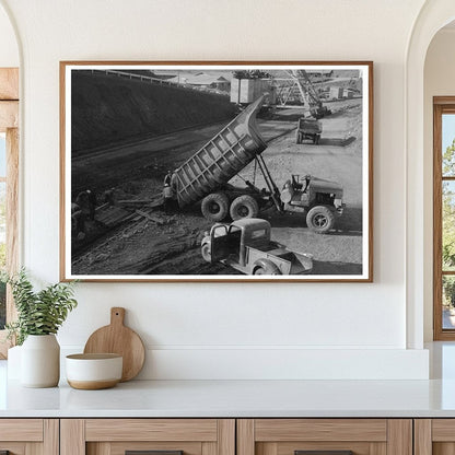 Shasta Dam Under Construction Shasta California 1940