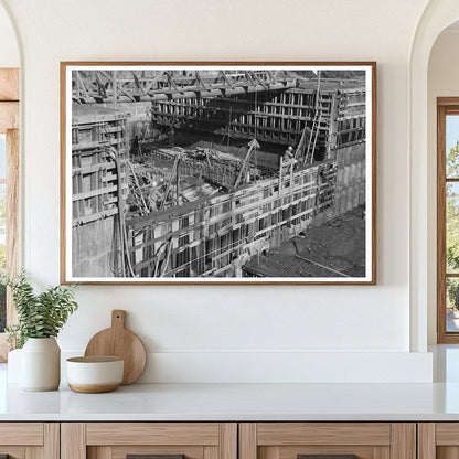 Shasta Dam Construction Detail Late 1944