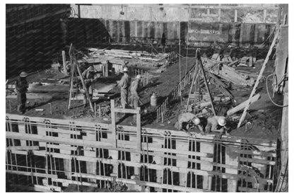 Shasta Dam Under Construction Shasta County California 1940