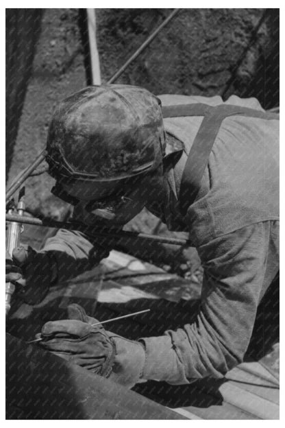 Vintage Spot Welder at Shasta Dam 1944