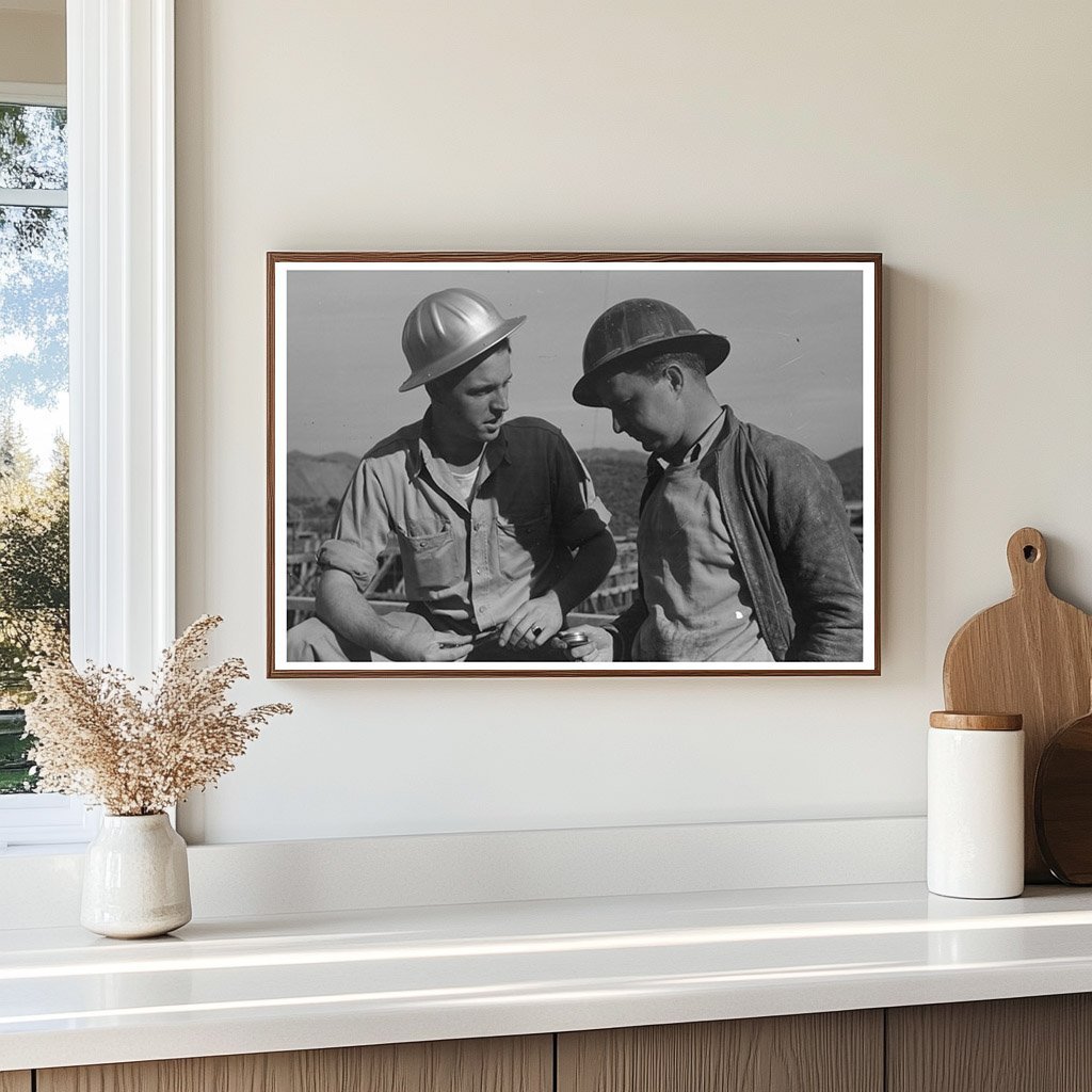 Shasta Dam Construction Workers California 1940