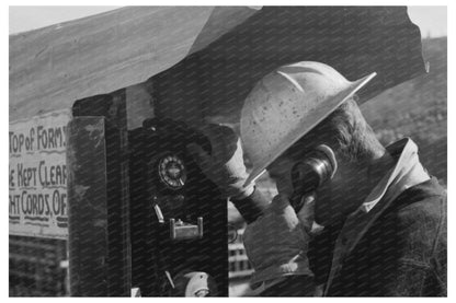 1944 Telephonic Communication at Shasta Dam Construction