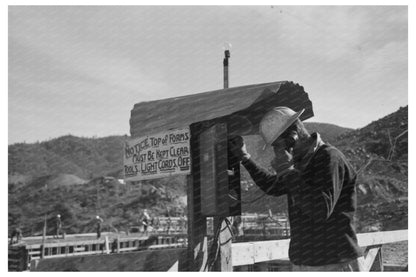 Telephonic Communication at Shasta Dam 1944