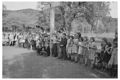 Children Watching High School Horse Summit City 1940