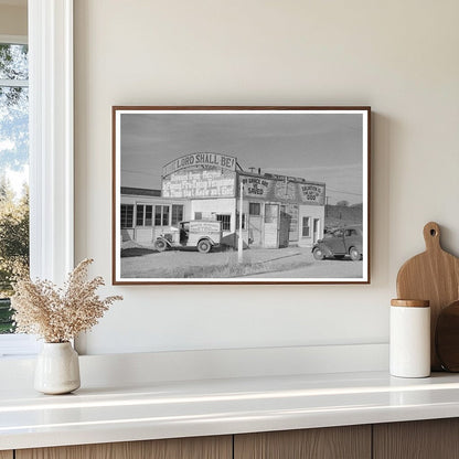 Tehama County California Highway Building December 1940