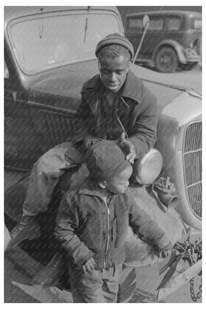 Boys in Chicago April 1941 Vintage Urban Photograph