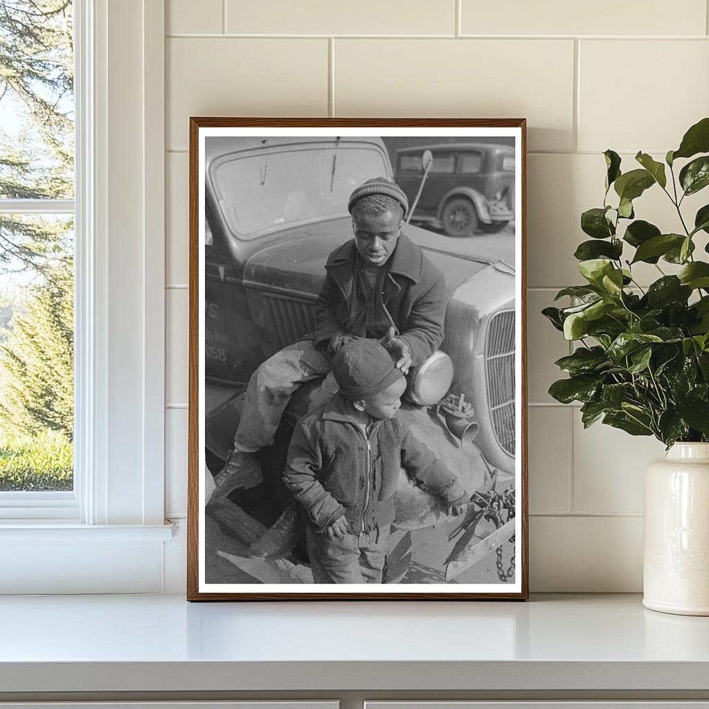 Boys in Chicago April 1941 Vintage Urban Photograph