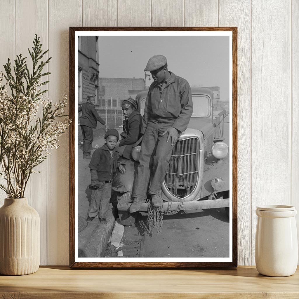 Chicago Boys April 1941 Vintage Photograph