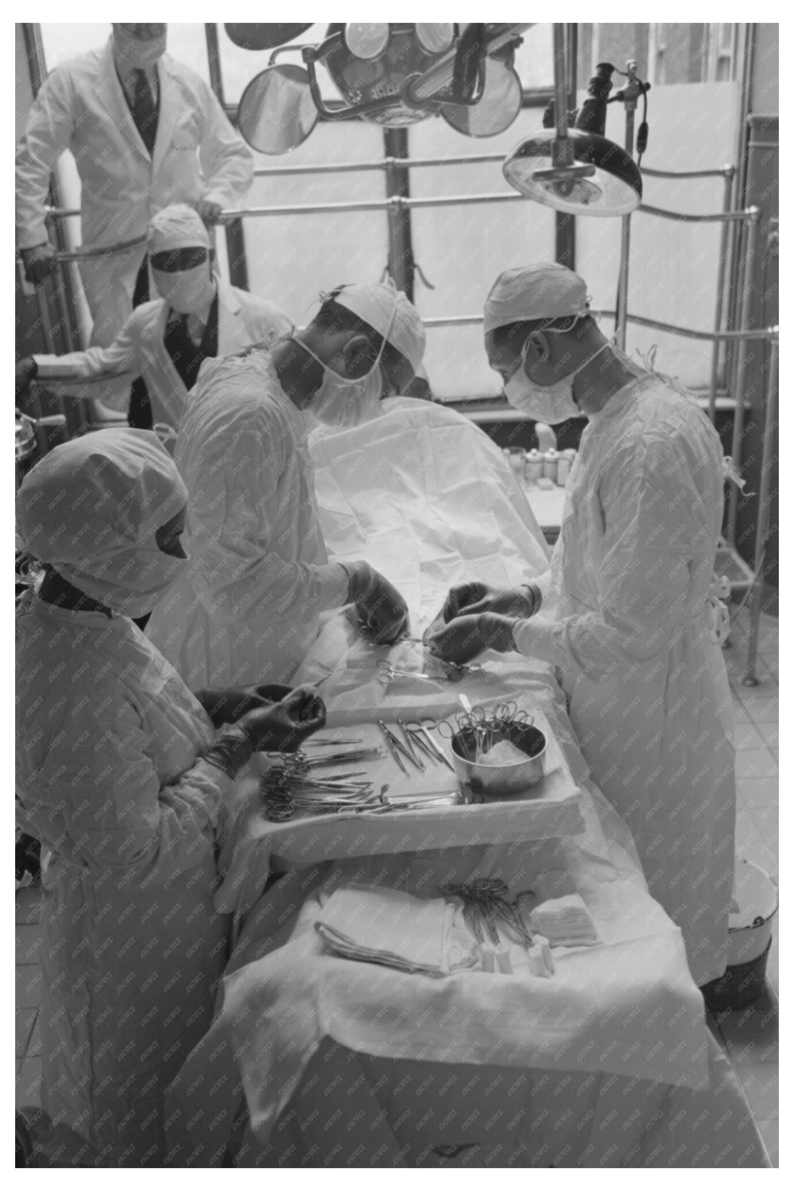 Surgical Procedure at Provident Hospital April 1941