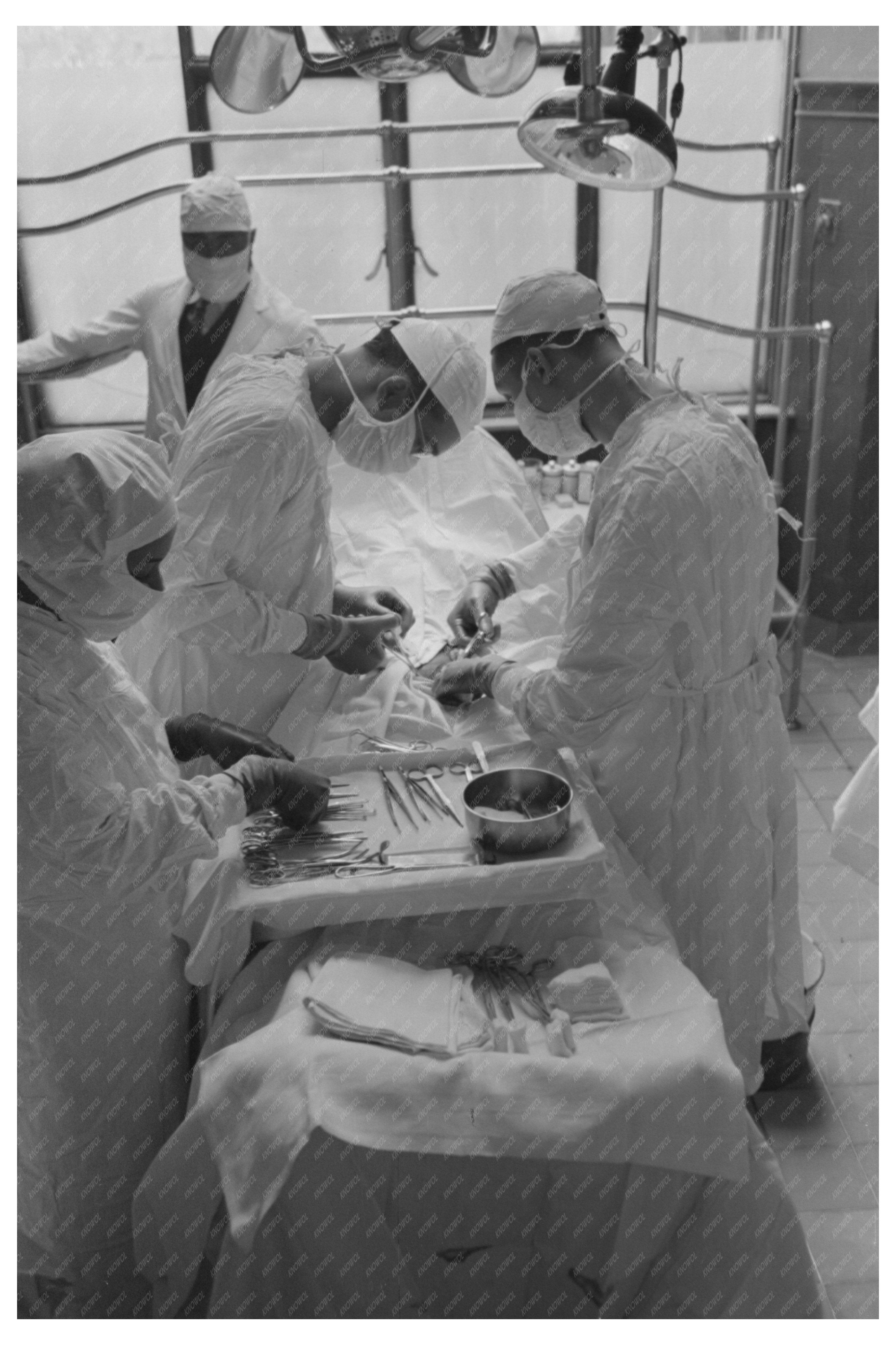 Surgical Operation at Provident Hospital Chicago 1941