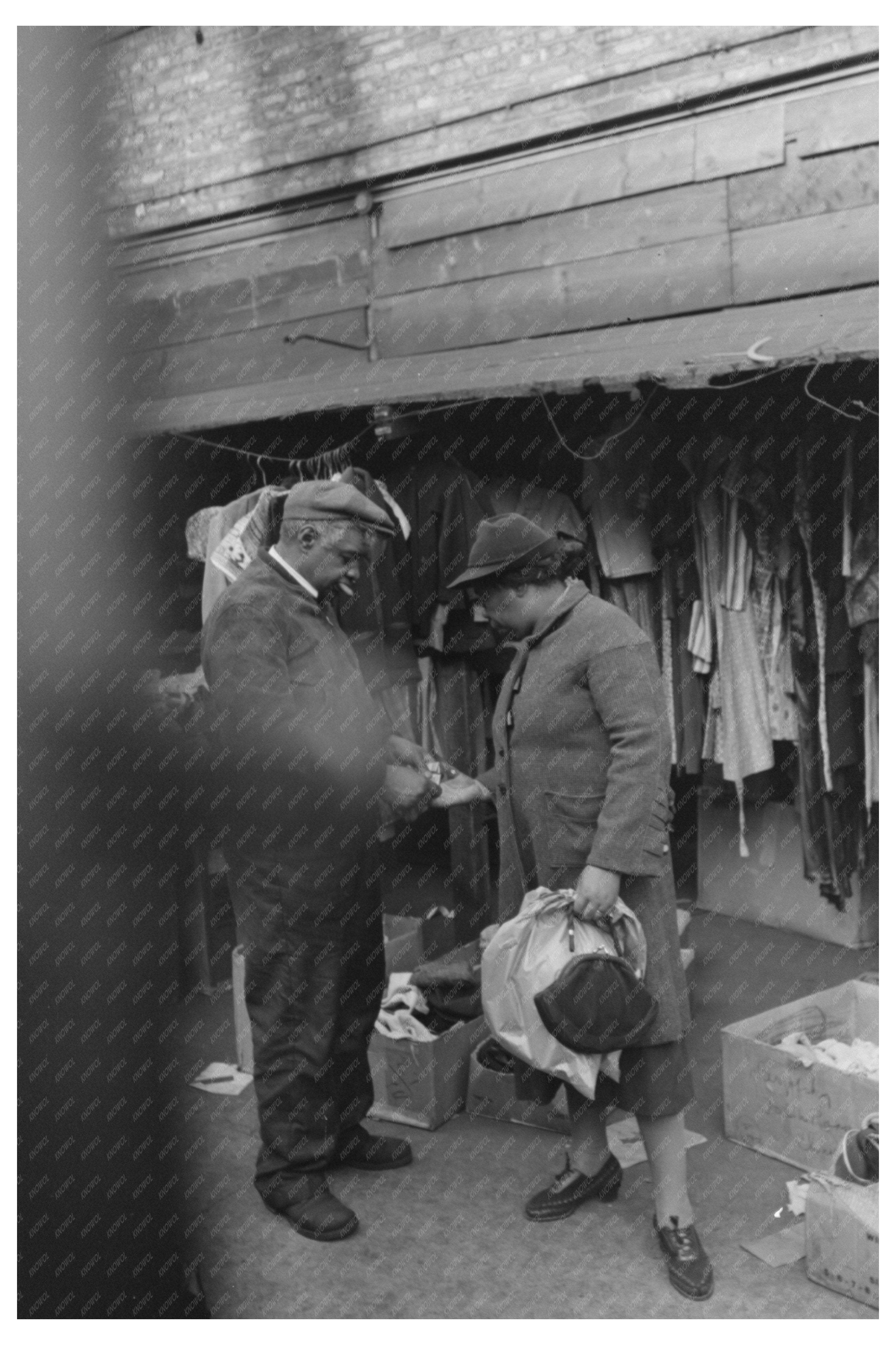 Maxwell Street Chicago Scene April 1941