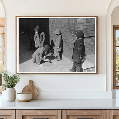 Children Playing Together in Chicago April 1941