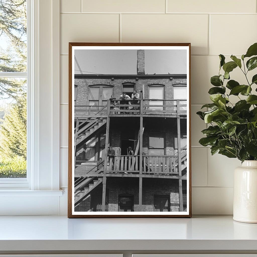 South Side Chicago Apartment House April 1941 Photo