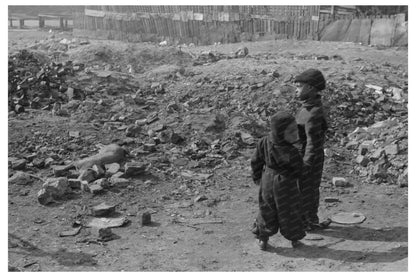 Children Playing in Vacant Lot South Side Chicago 1941