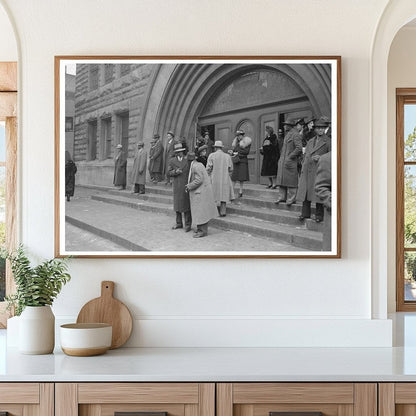 Easter Sunday 1941 Outside Pilgrim Baptist Church Chicago