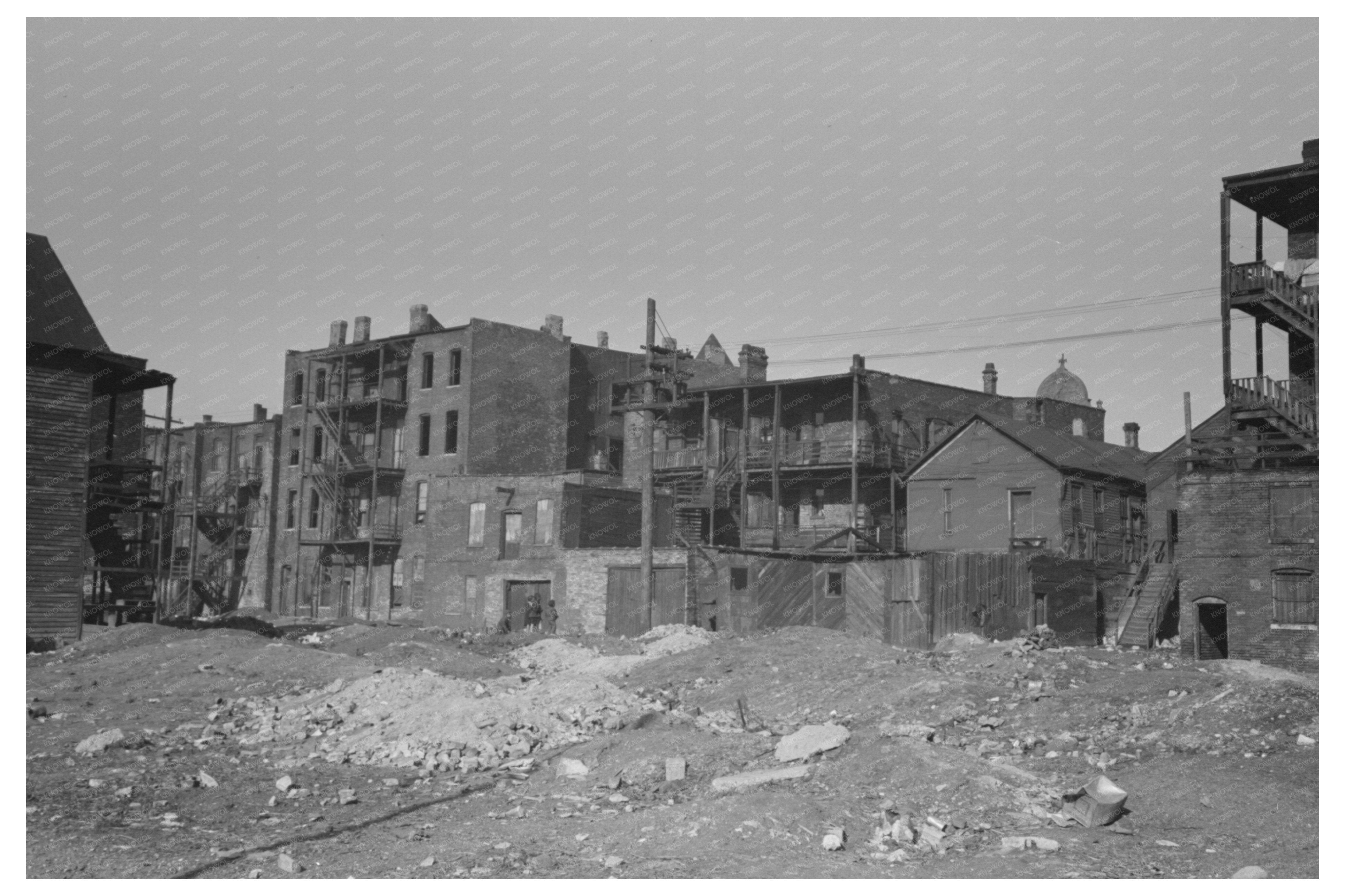 Vacant Lot in Chicagos African American Community 1941