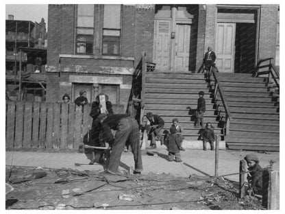 Chicago South Side Apartment Building April 1941