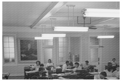 Black Man in Insurance Office Chicago April 1941