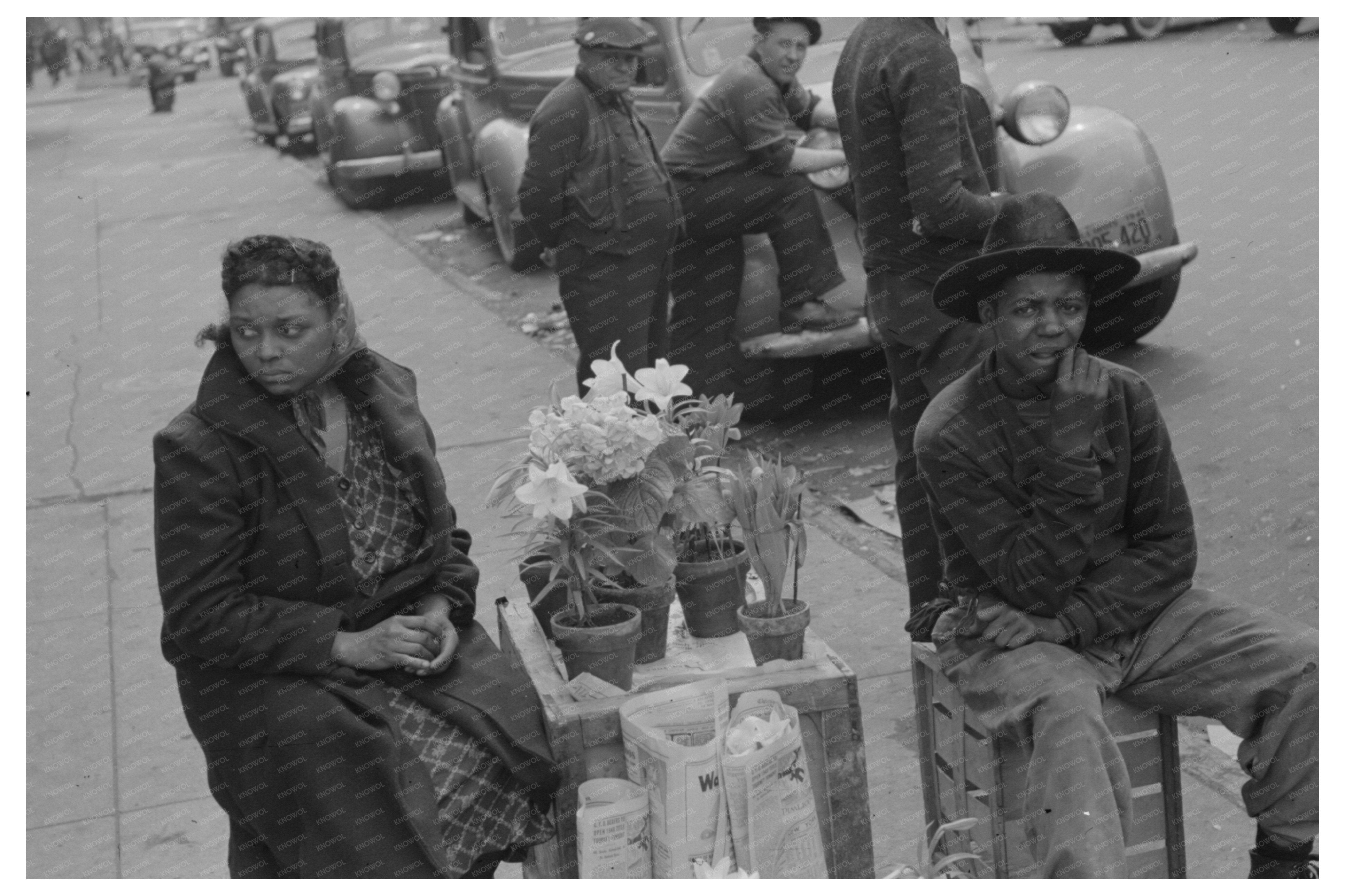 Easter Lilies Sales in Chicago April 1941