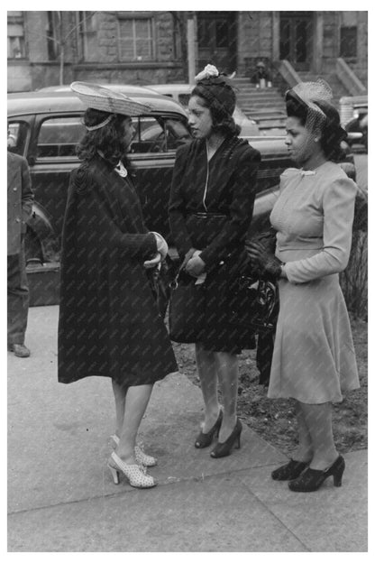 Easter Parade Chicago 1941 Vintage Community Gathering