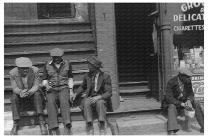 Vintage Chicago Porch Scene April 1941