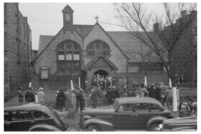 Easter Sunday Service at Episcopal Church Chicago 1941