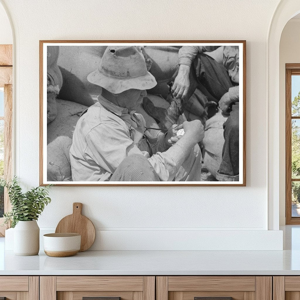 Sheep Shearers at Work in Malheur County Oregon 1941