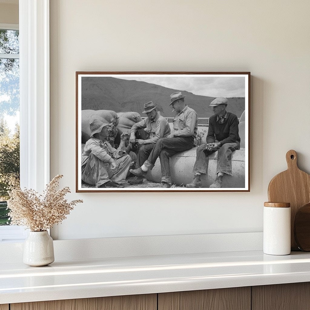 Sheep Shearers Working in Malheur County Oregon 1941