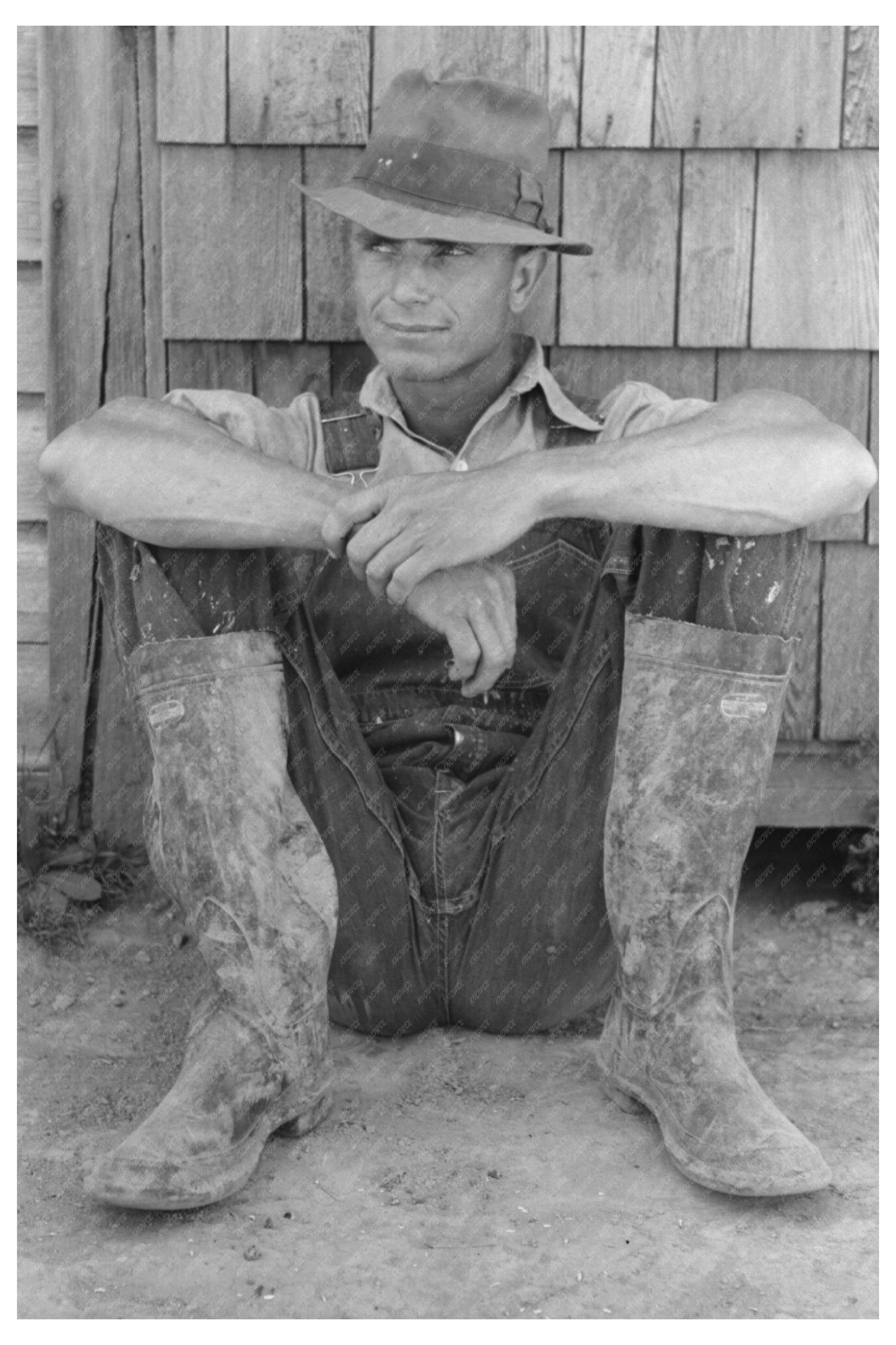 Farmer at Vale-Owyhee Irrigation Project Oregon 1941