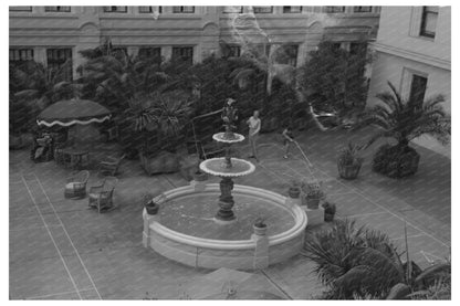 Shuffleboard Game at Hotel U.S. Grant San Diego 1941