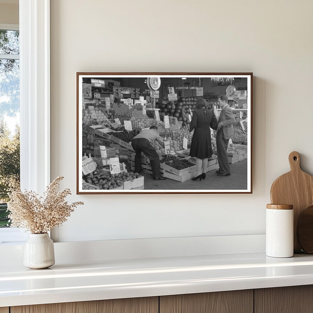 San Diego Vegetable Market Scene June 1941