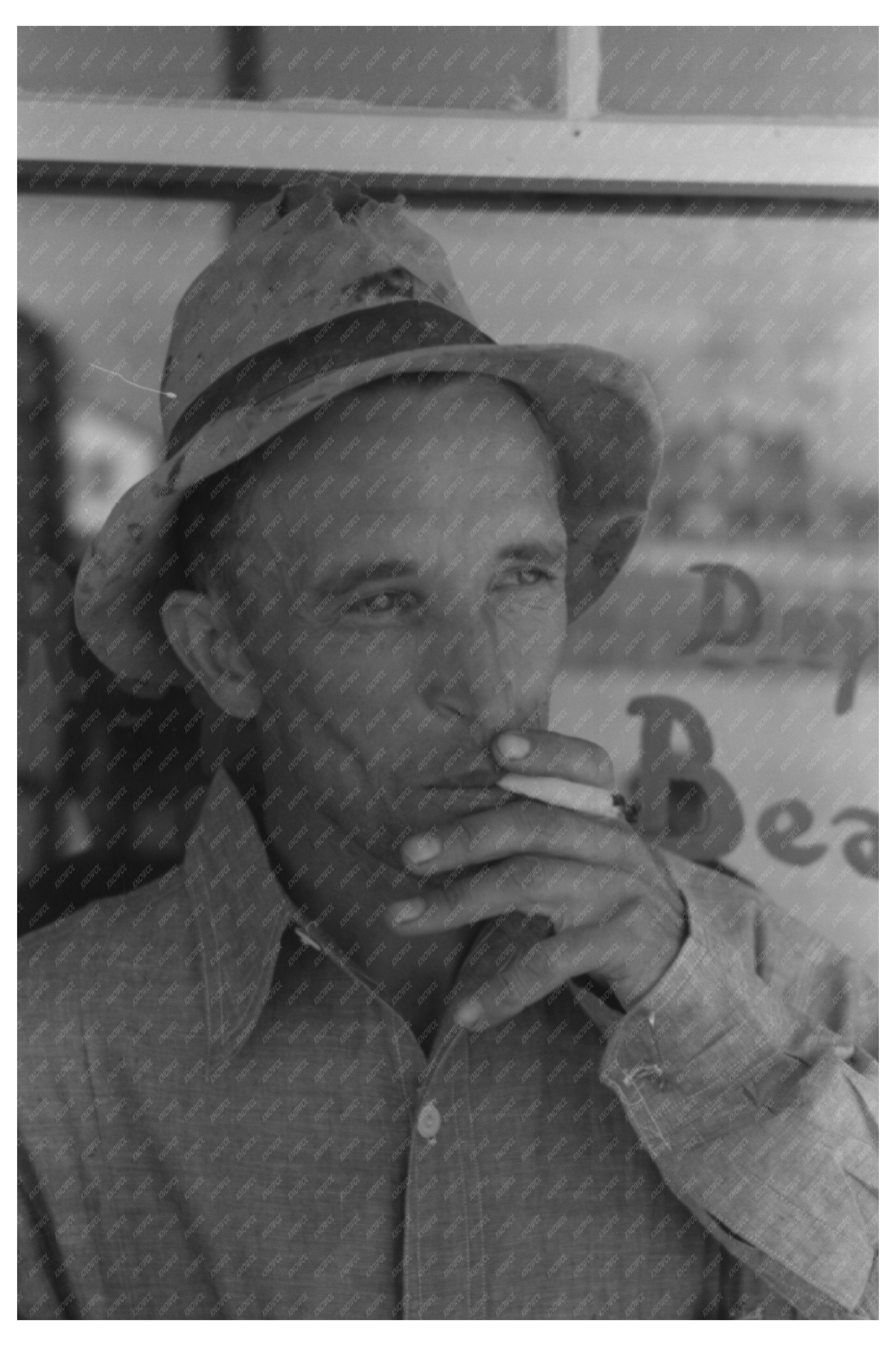 Farmer in Canyon County Idaho June 1941 Vintage Image