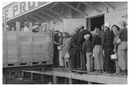 High School Students Board Trucks for Pea Field Work 1941