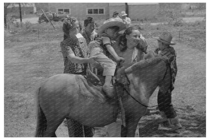 Pony Ride Concession at Fourth of July Celebration 1941