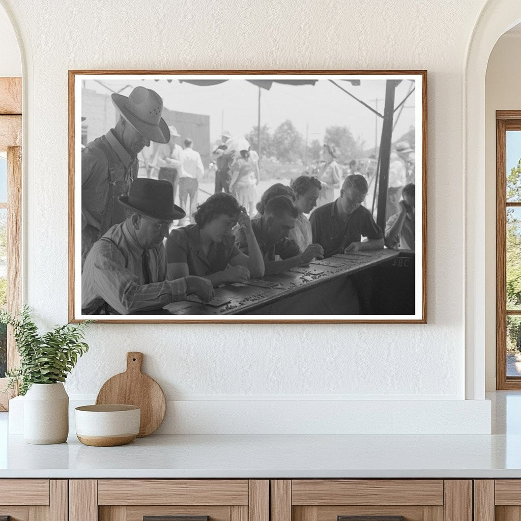 Bingo Players on Fourth of July in Vale Oregon 1941