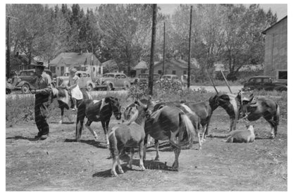 Pony Ride Concession Vale Oregon July 1941