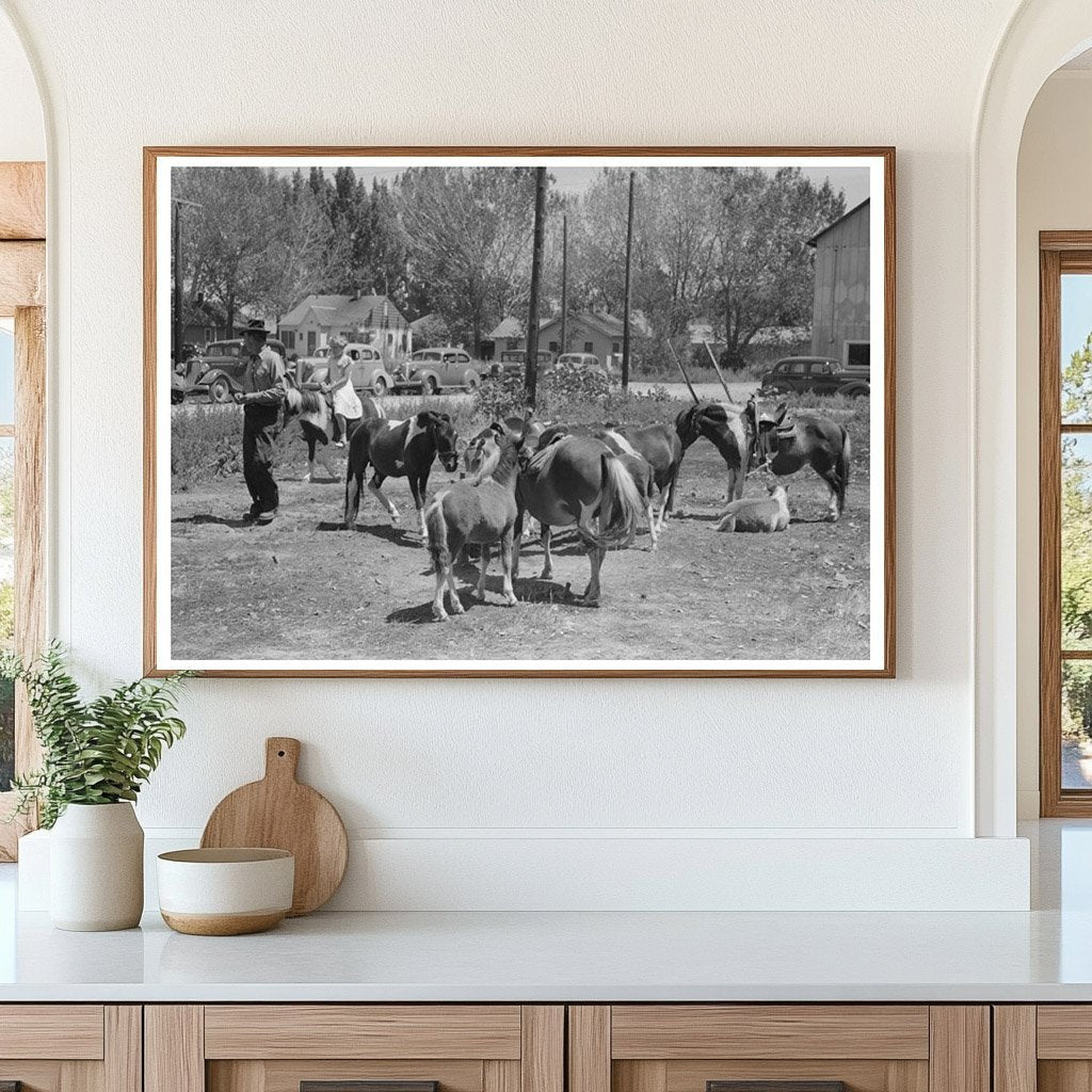 Pony Ride Concession Vale Oregon July 1941